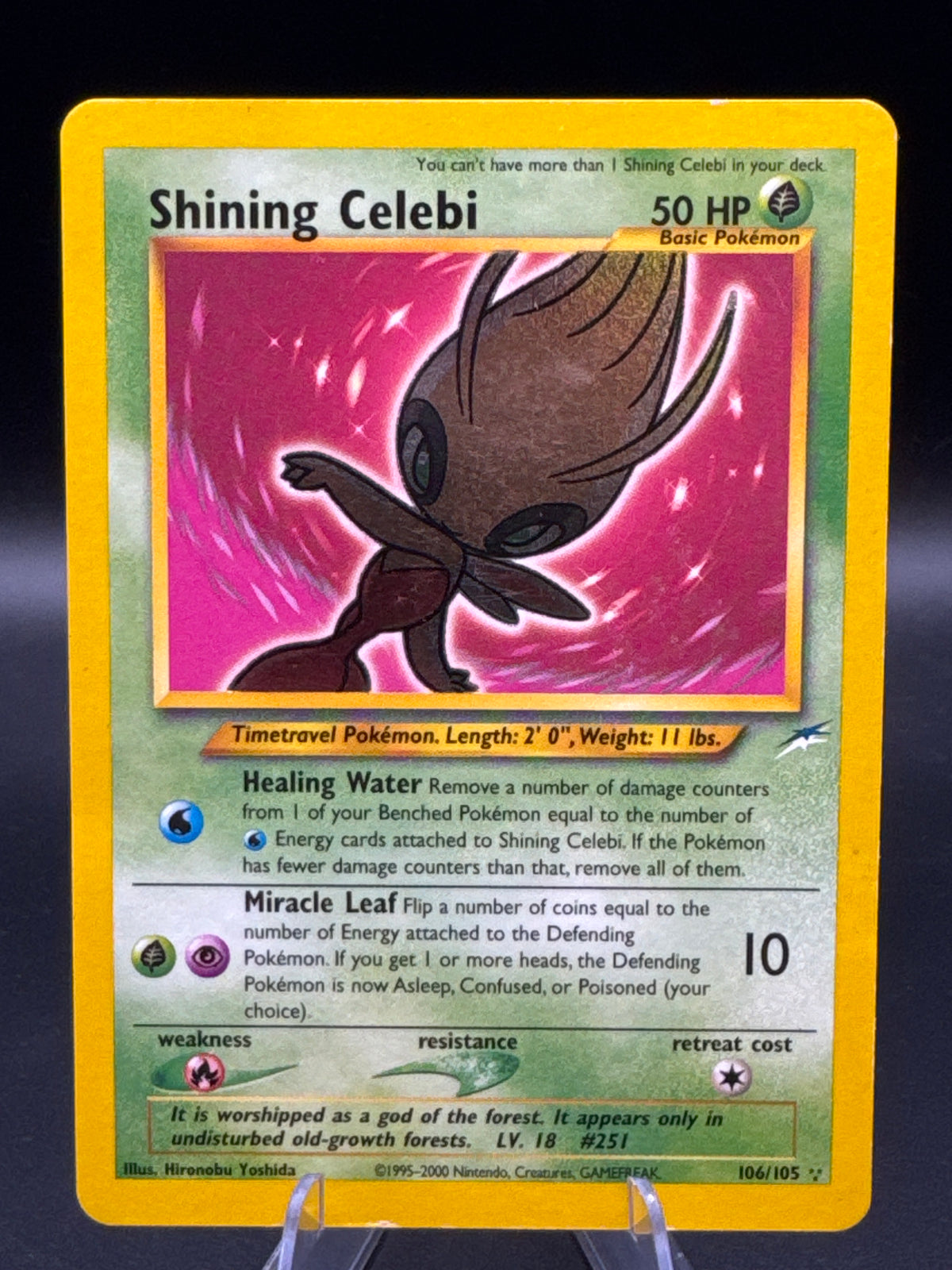 Pokémon TCG: 2000 Shining Celebi - 106/105 - Neo Destiny (N4)