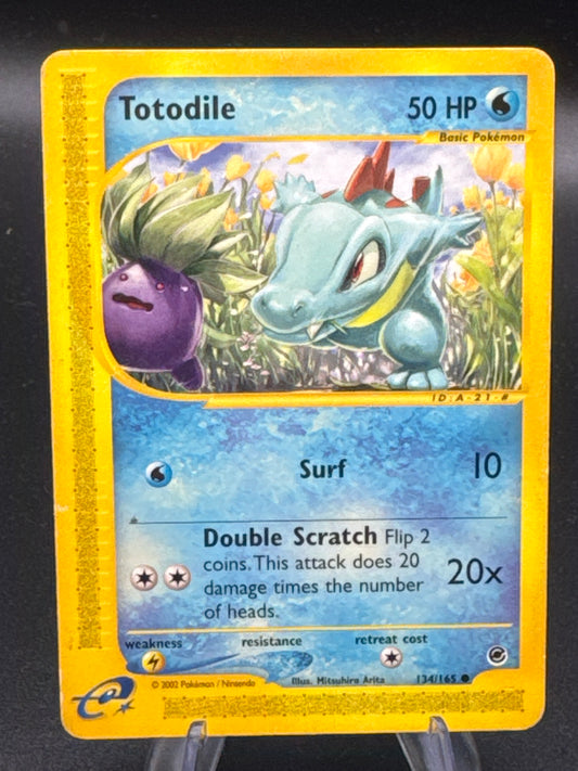 Pokémon TCG: 2002 Totodile 134/165 Expedition