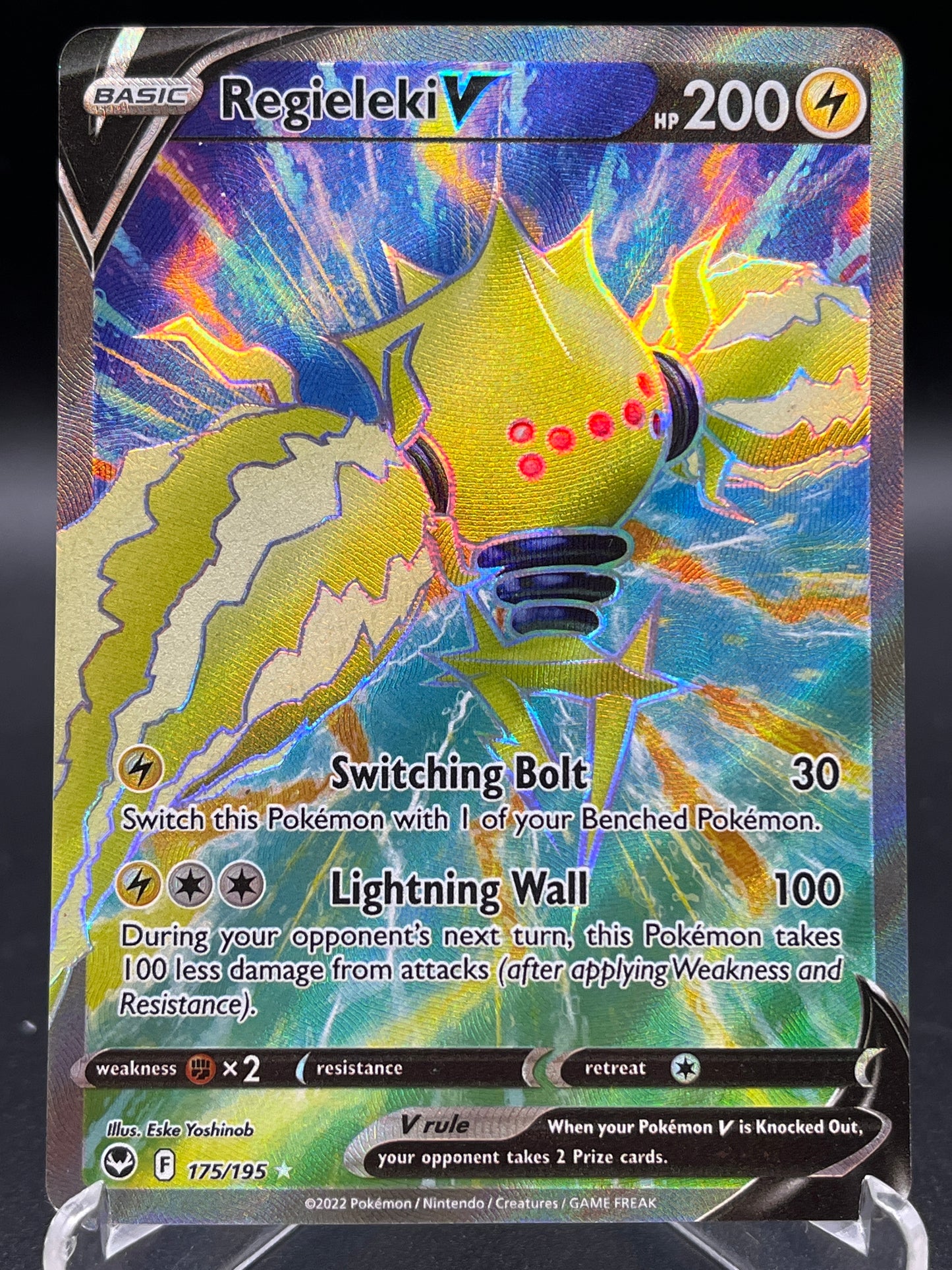 Pokémon TCG: Regieleki V (Full Art) 175/195 - SWSH12: Silver Tempest