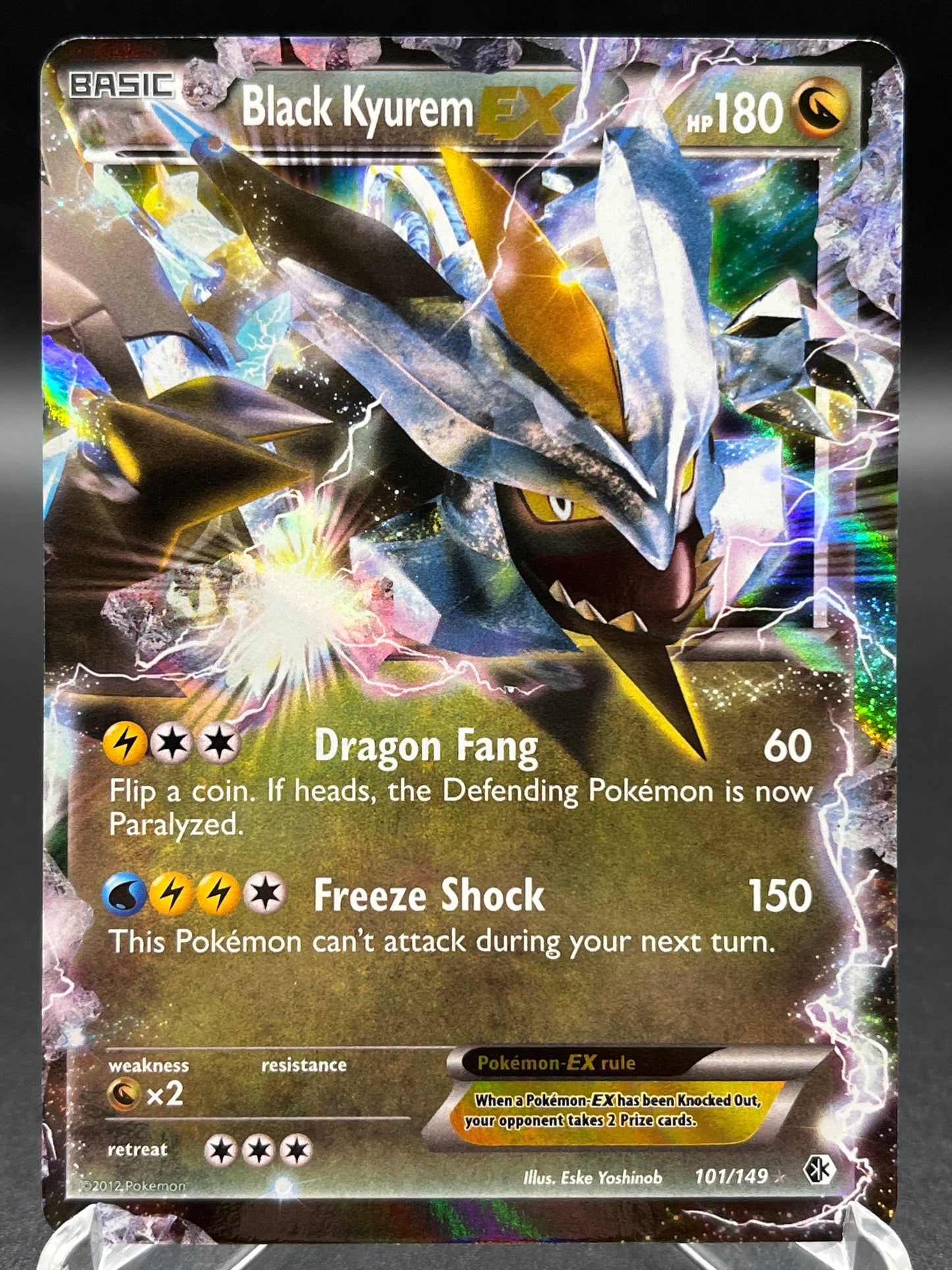 Pokémon TCG: 2012 Black Kyurem EX 101/149 B&W: Boundaries Crossed