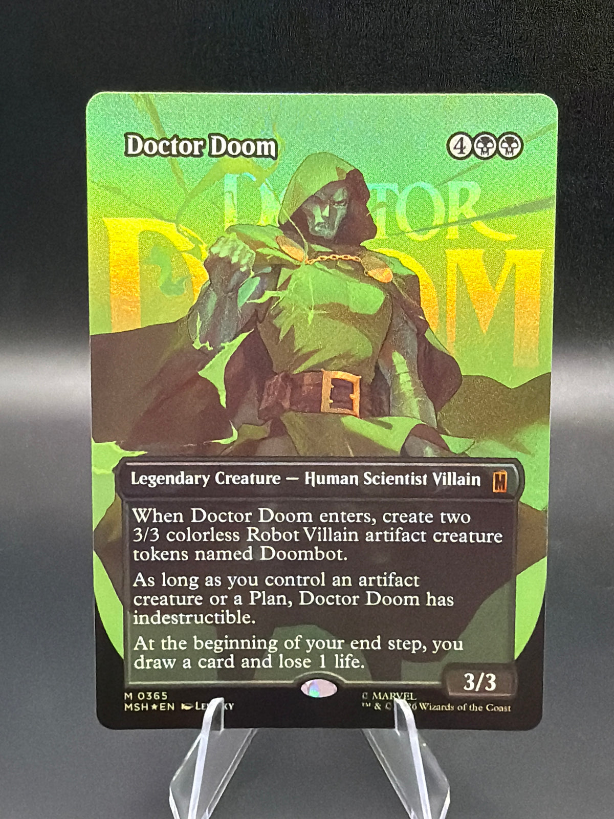 MTG TCG: 2026 Doctor Doom (Borderless) - 0365 - Marvel Super Heroes (MSH)