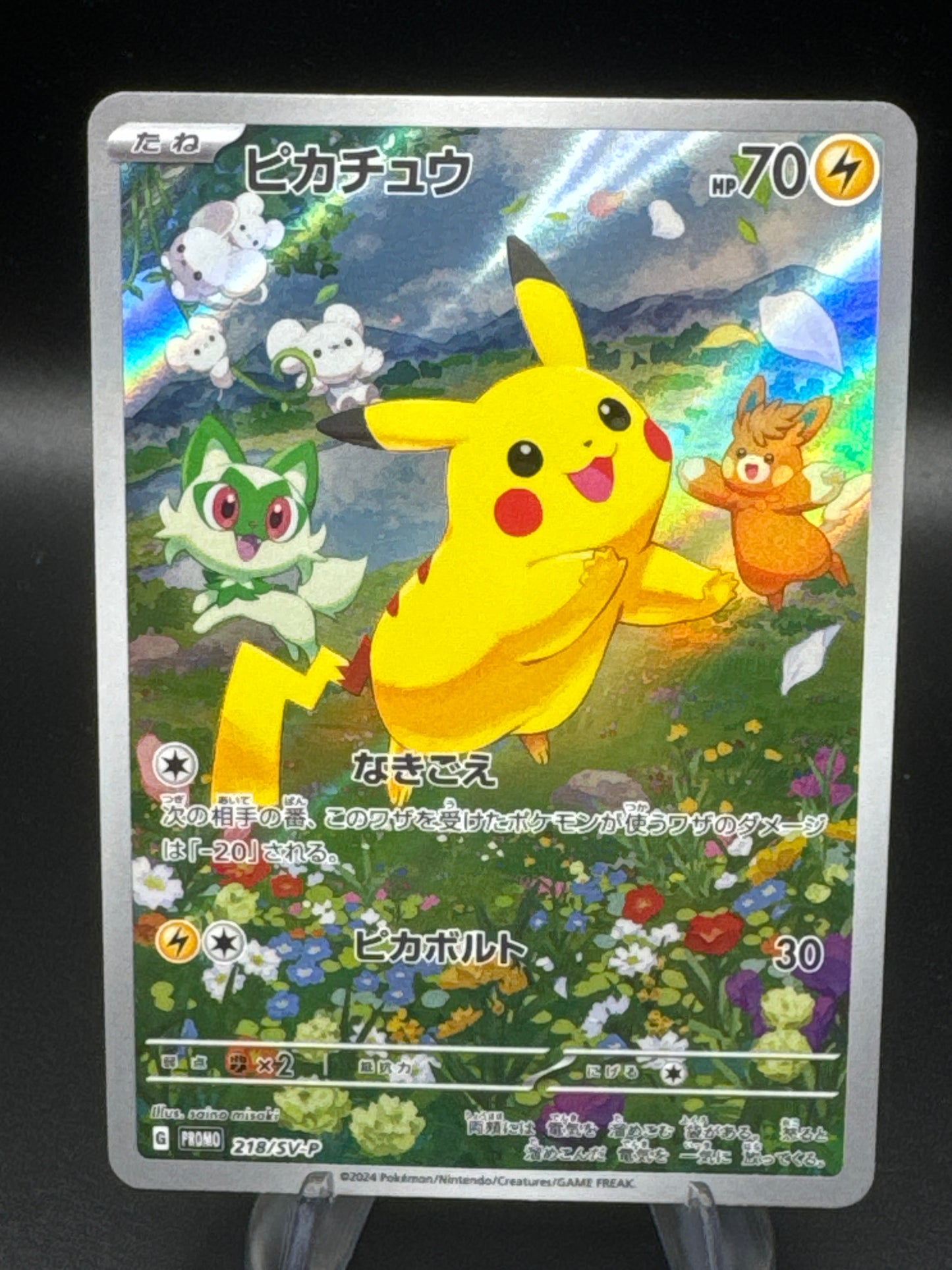 Pokémon TCG: 2024 Pikachu - 218/SV-P - SV-P Promotional Cards
