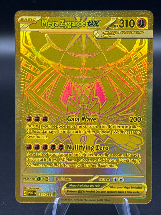 Pokémon TCG: 2026  Mega Zygarde ex - 124/088 - ME03: Perfect Order
