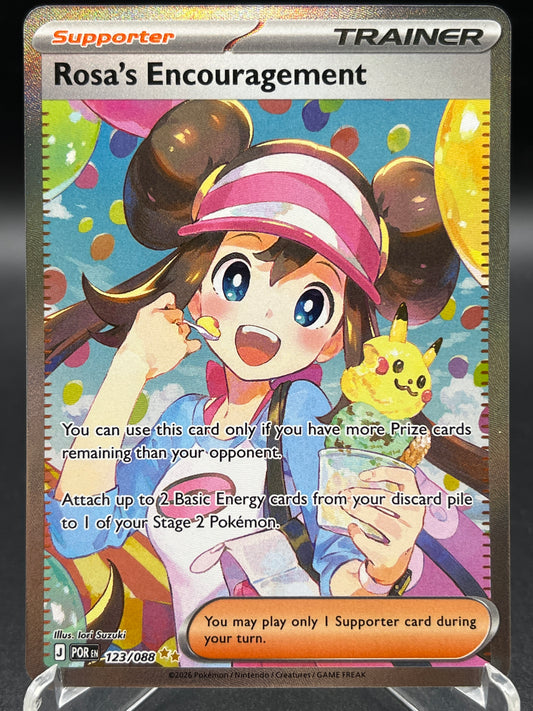 Pokémon TCG: 2026 Rosa's Encouragement - 123/088 - ME03: Perfect Order