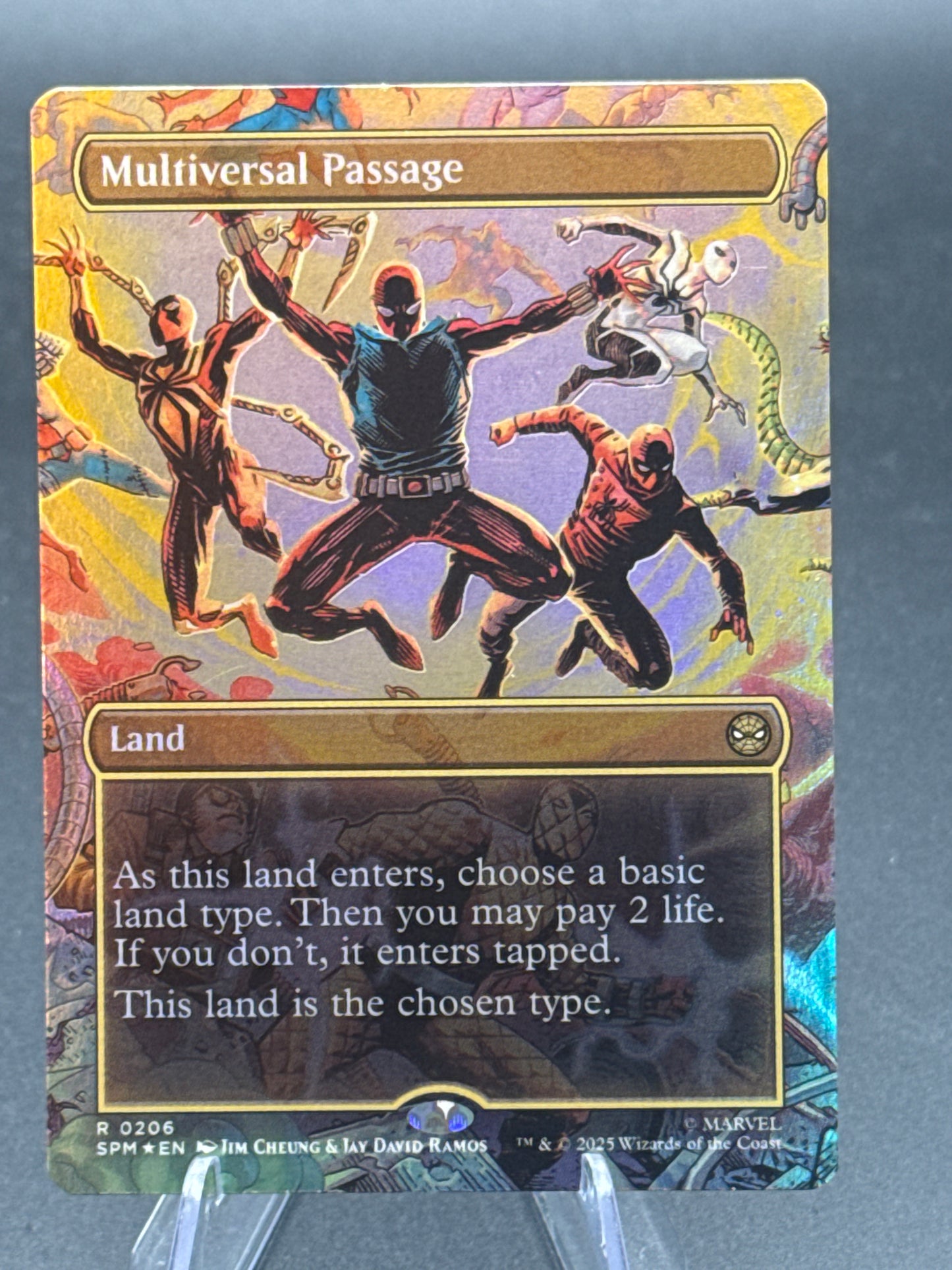 MTG TCG: Multiversal Passage R0206  (Borderless) - Marvel's Spider-Man (SPM)