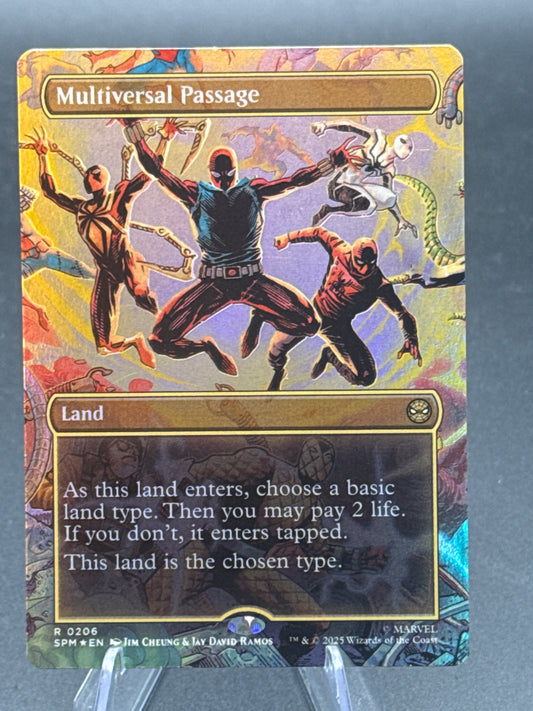 MTG TCG: Multiversal Passage R0206  (Borderless) - Marvel's Spider-Man (SPM)