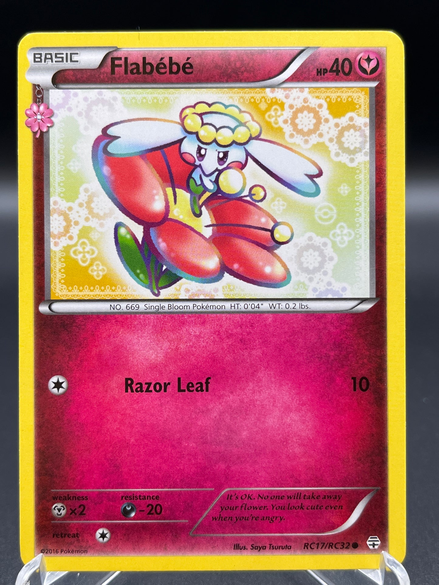 Pokémon TCG: 2016 Flabebe - RC17/RC32 - XY: Generations: Radiant Collection