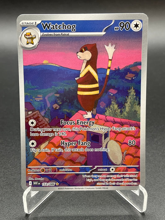 Pokémon TCG: 2025 Watchog 153/086 SV: White Flare