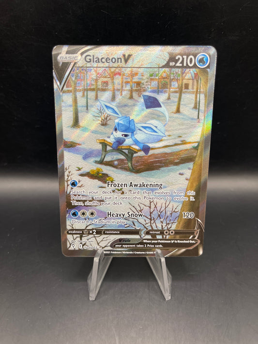 Pokémon TCG: 2021 Glaceon V 175/203 SW&SH: Evolving Skies Alt Art