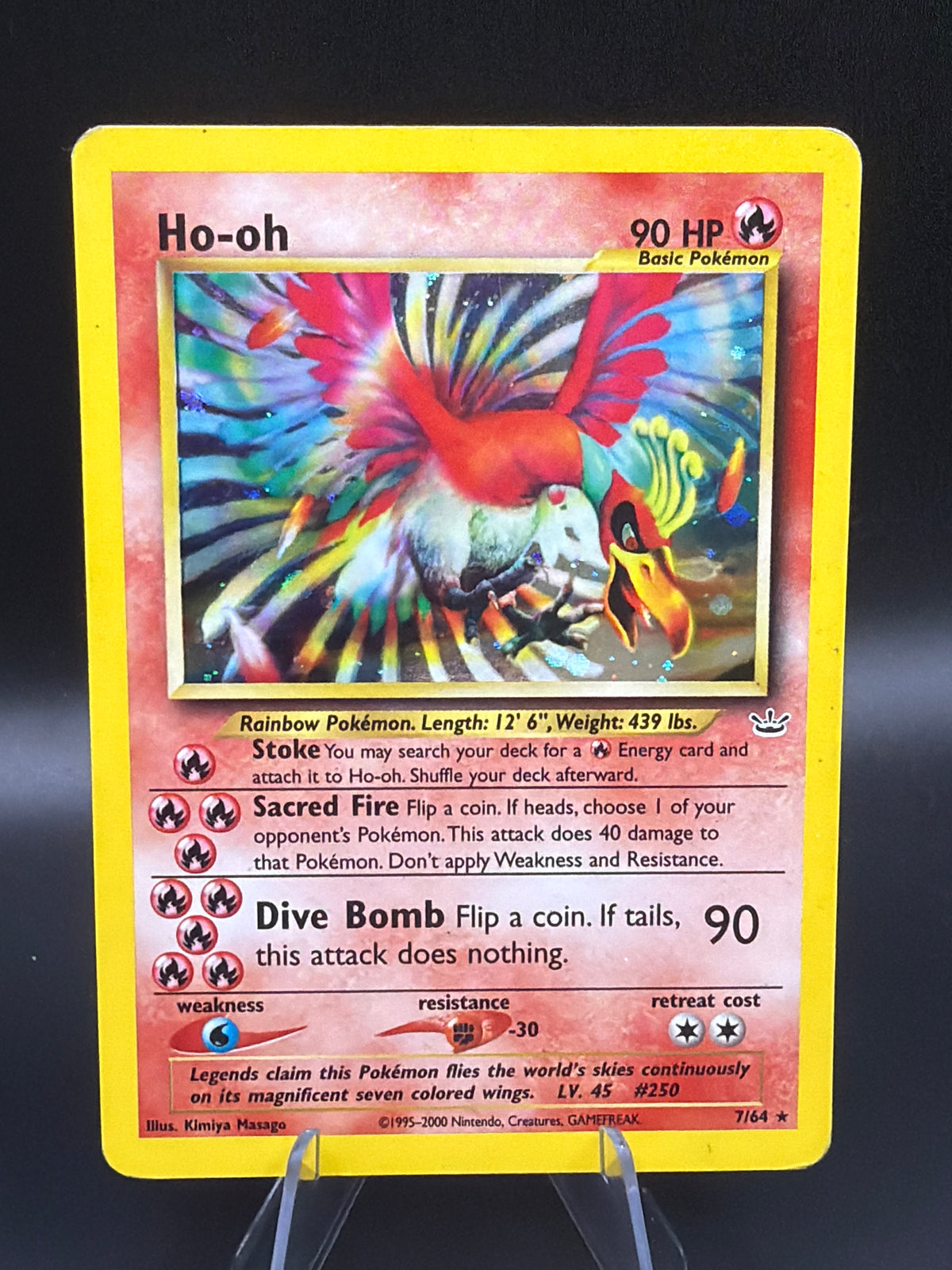 Pokémon TCG: 2001 Ho-oh 7/64 Neo Revelation