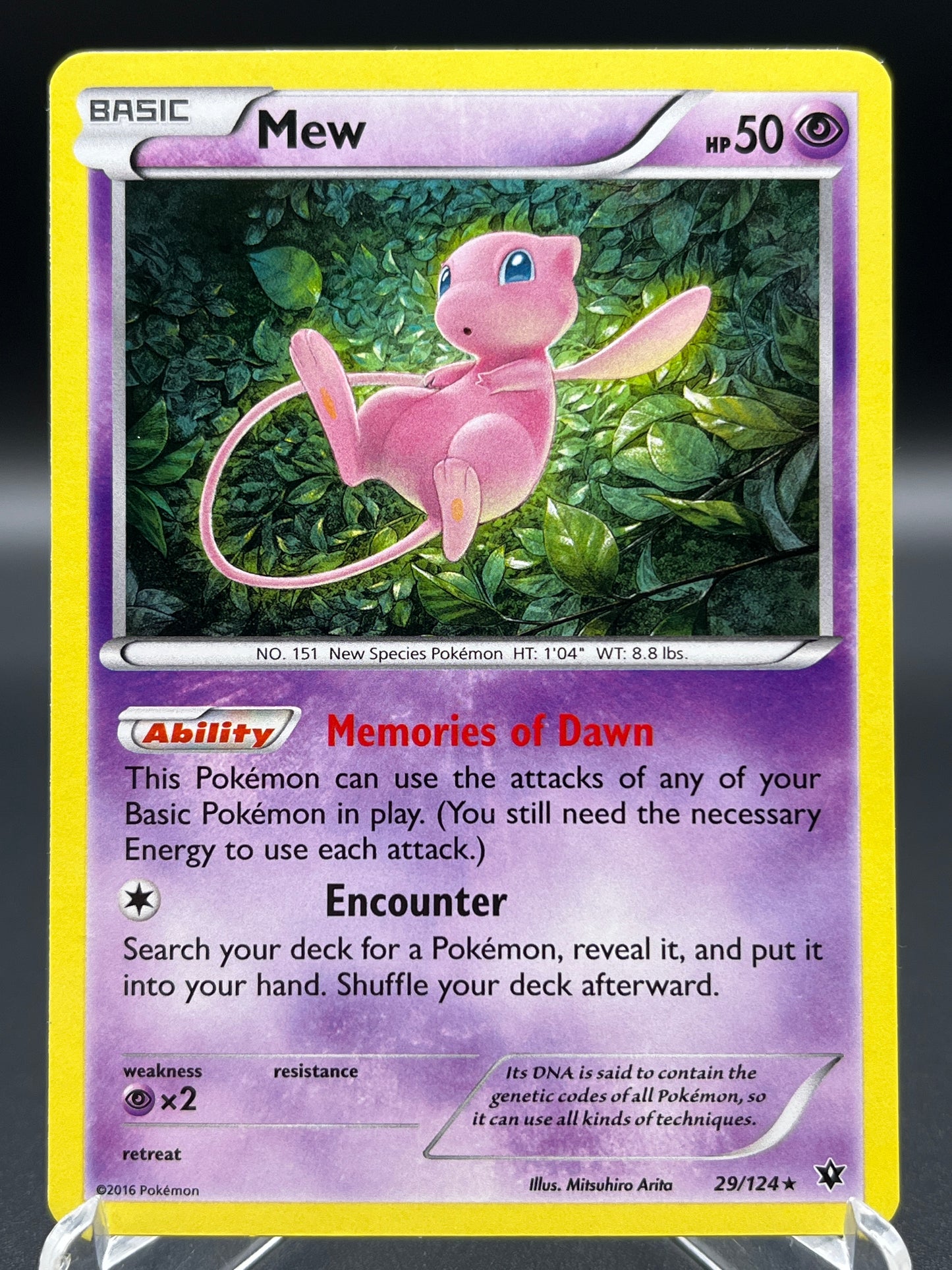 Pokémon TCG: 2016 Mew 29/124 XY: Fates Collide