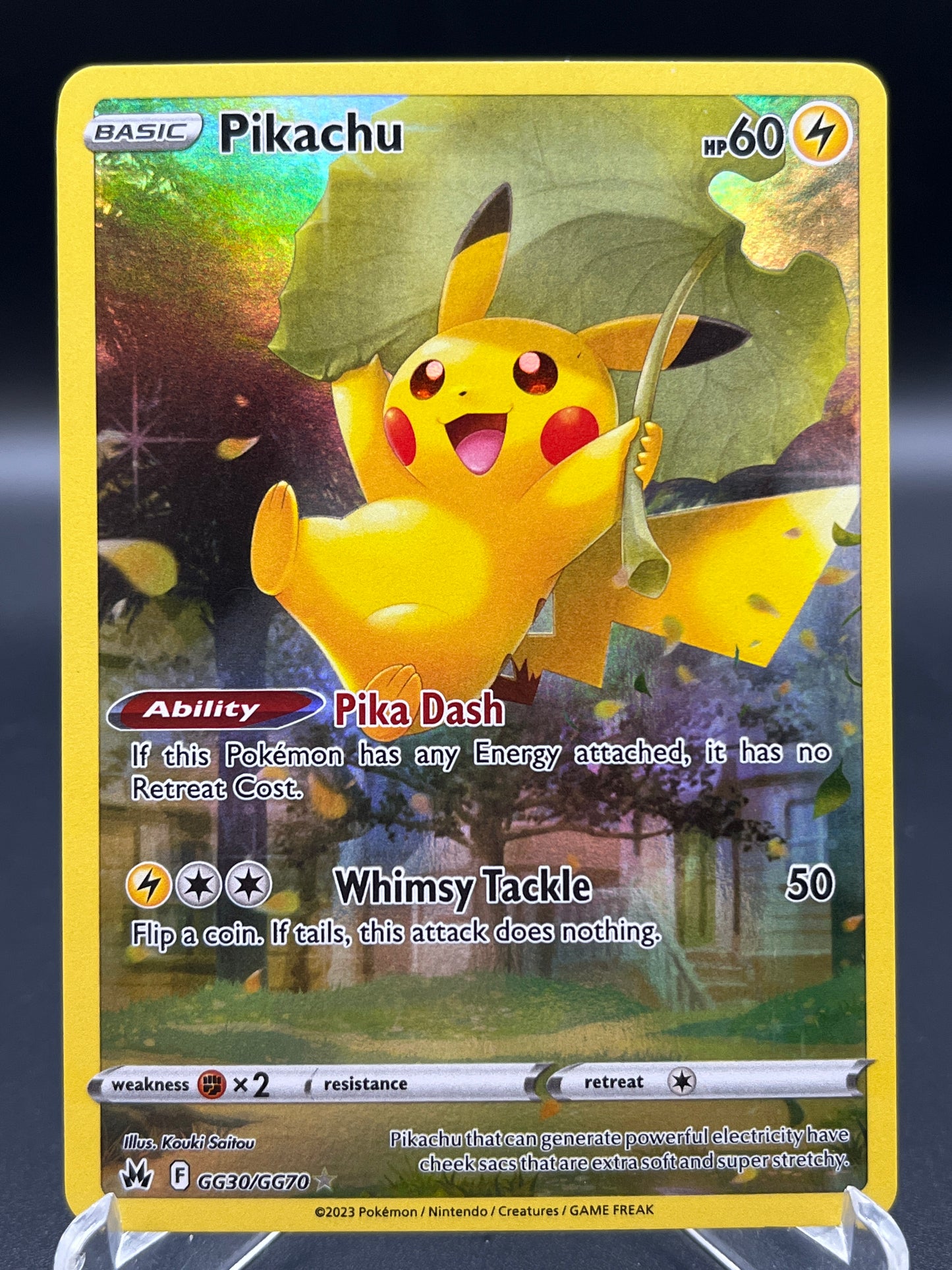 Pokémon TCG: 2023 Pikachu GG30/GG70 SWSH: Crown Zenith Galarian Gallery