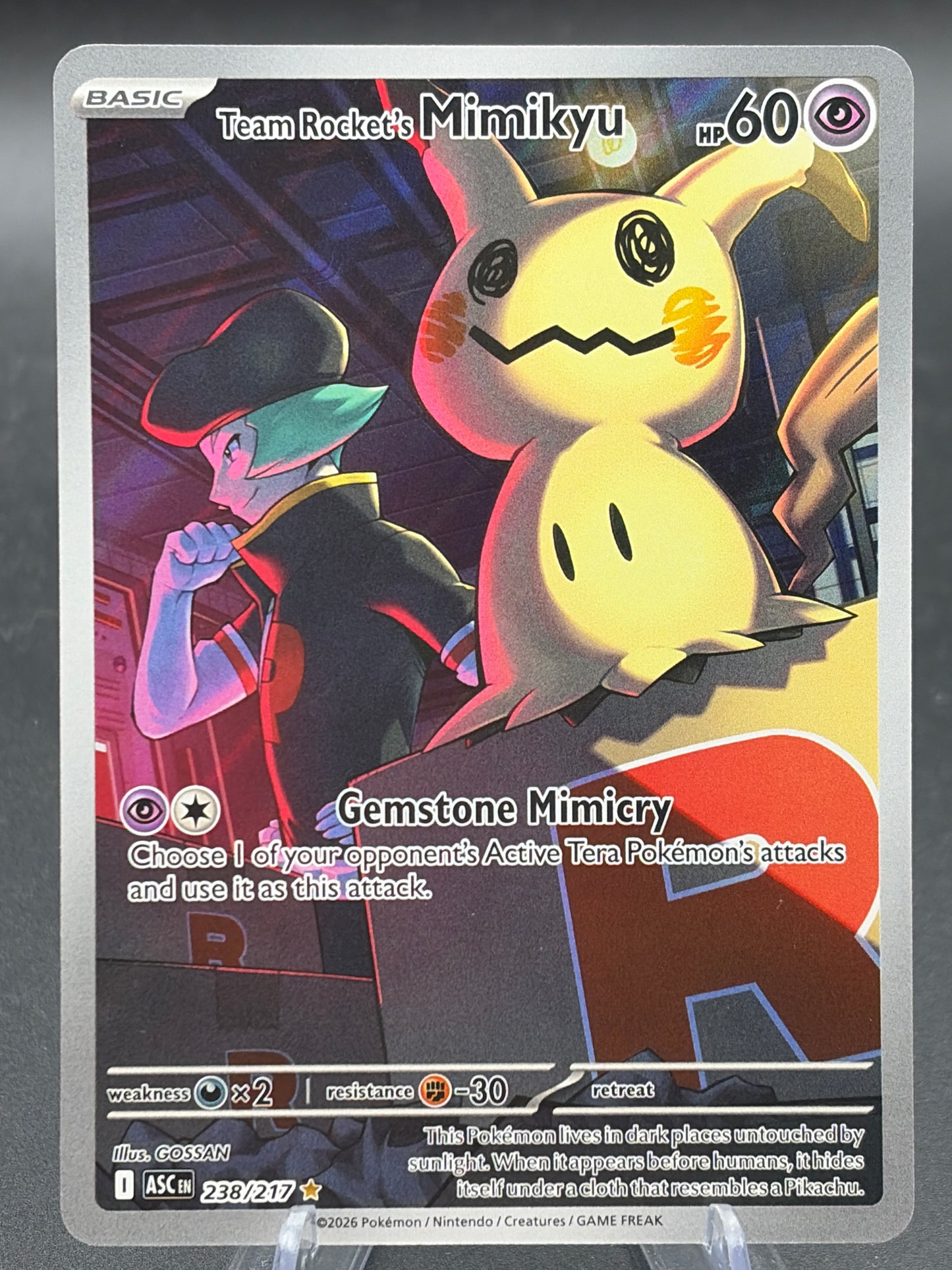 Pokémon TCG: 2026 Team Rocket's Mimiku - 238/217 - ME: Ascended Heroes