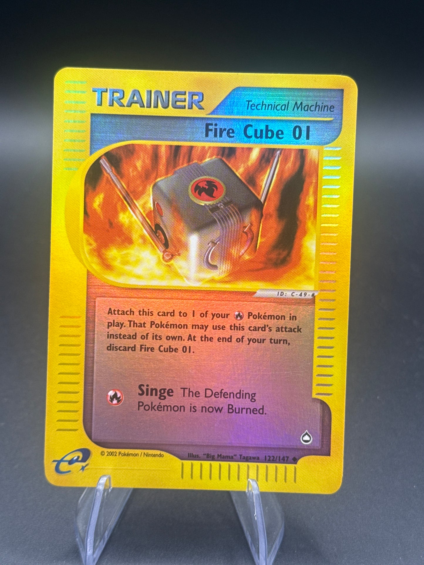 Pokémon TCG: 2002 Fire Cube 01 - 122/147 - Aquapolis Reverse-Holo
