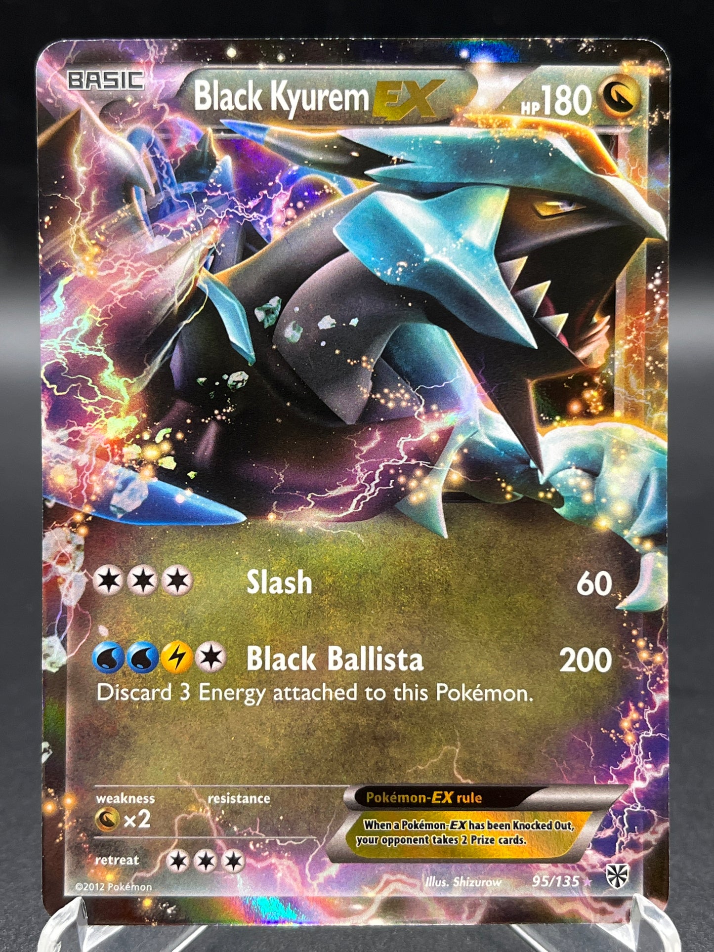 Pokémon TCG: 2012 Black Kyurem ex 95/135 B&W: Plasma Storm