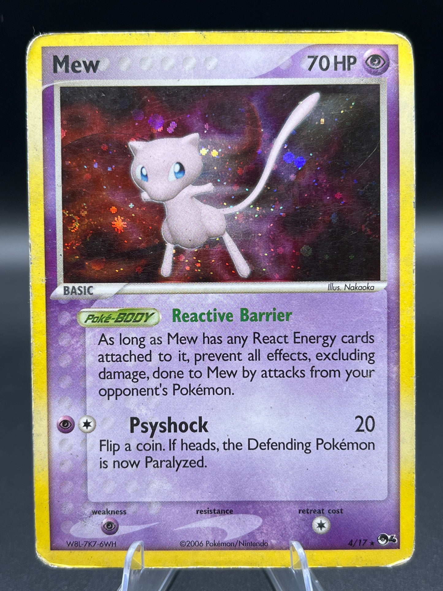 Pokémon TCG: 2006 Mew 4/17 - POP Series 4