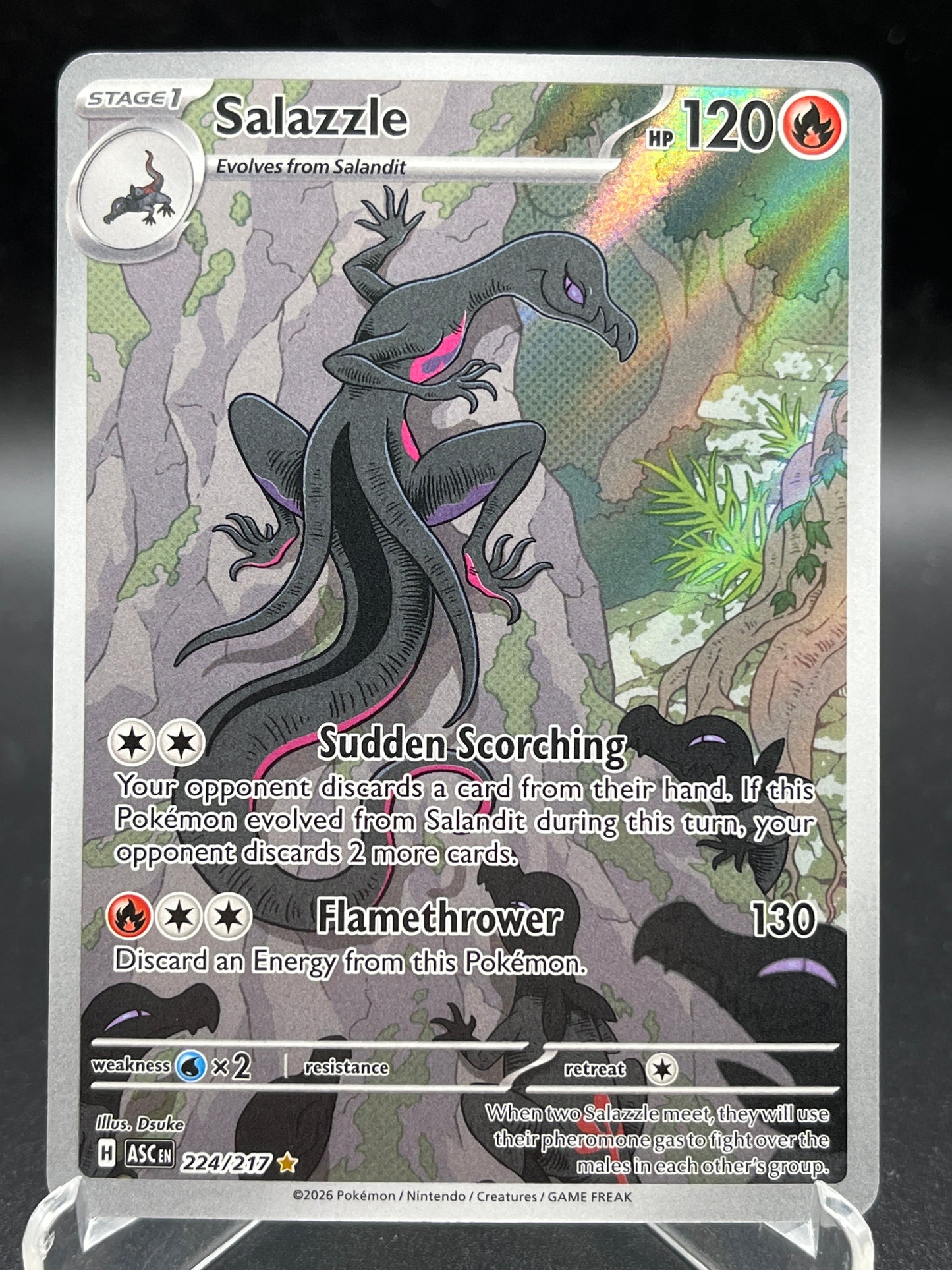 Pokémon TCG: 2026 Salazzle 224/217 - ME: Ascended Heroes (ASC)
