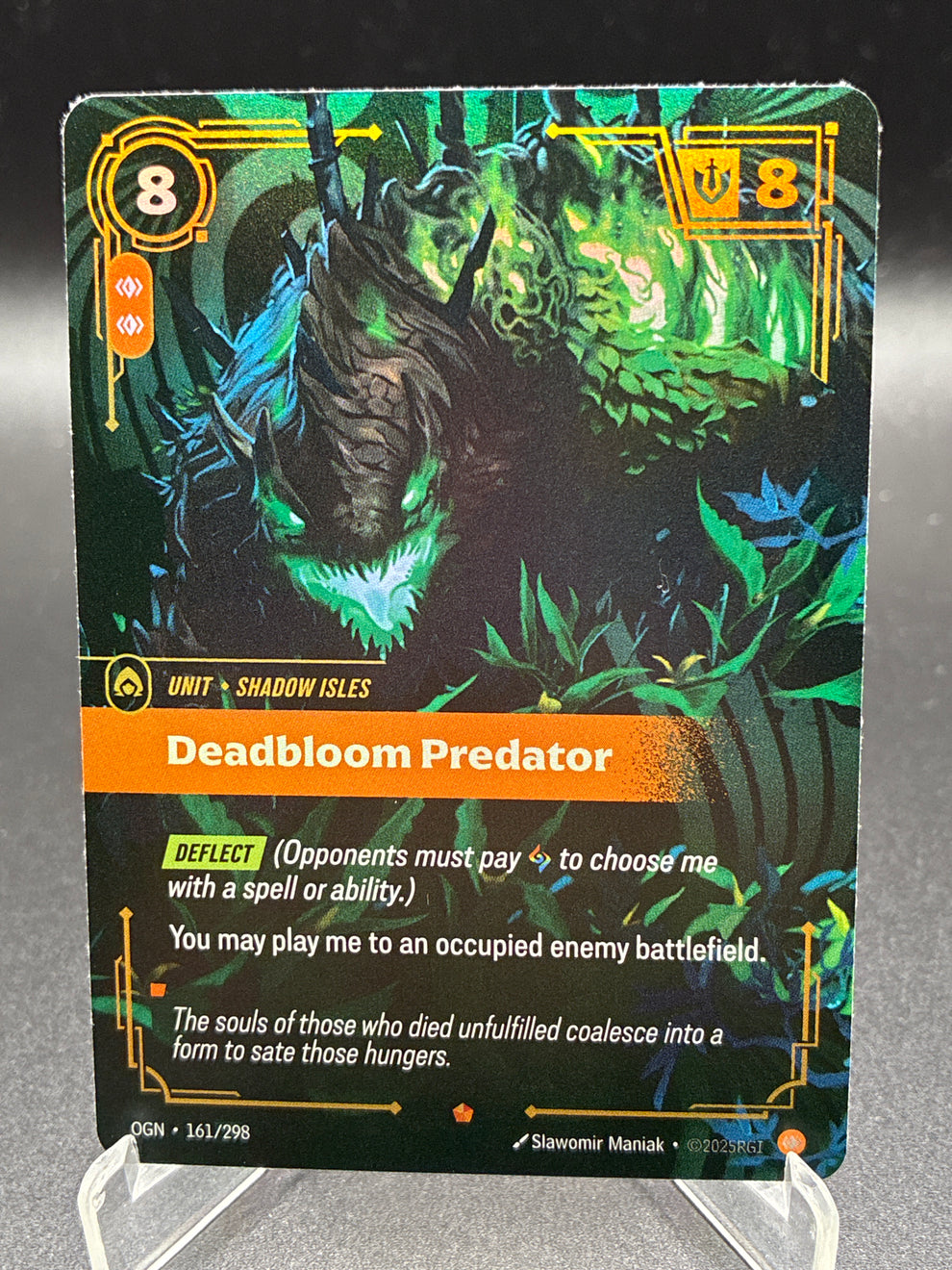 Riftbound TCG: Deadbloom Predator - 161/298 - OGN: Origins – Epic ...