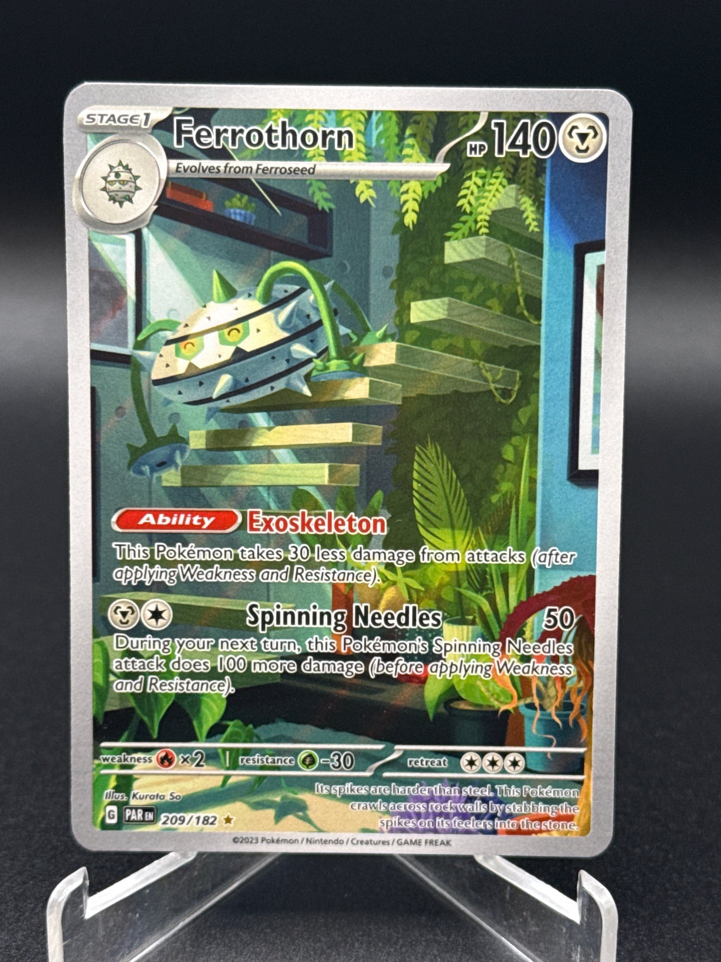 Pokémon TCG: 2023 Ferrothorn - 209/182 - SV: Paradox Rift