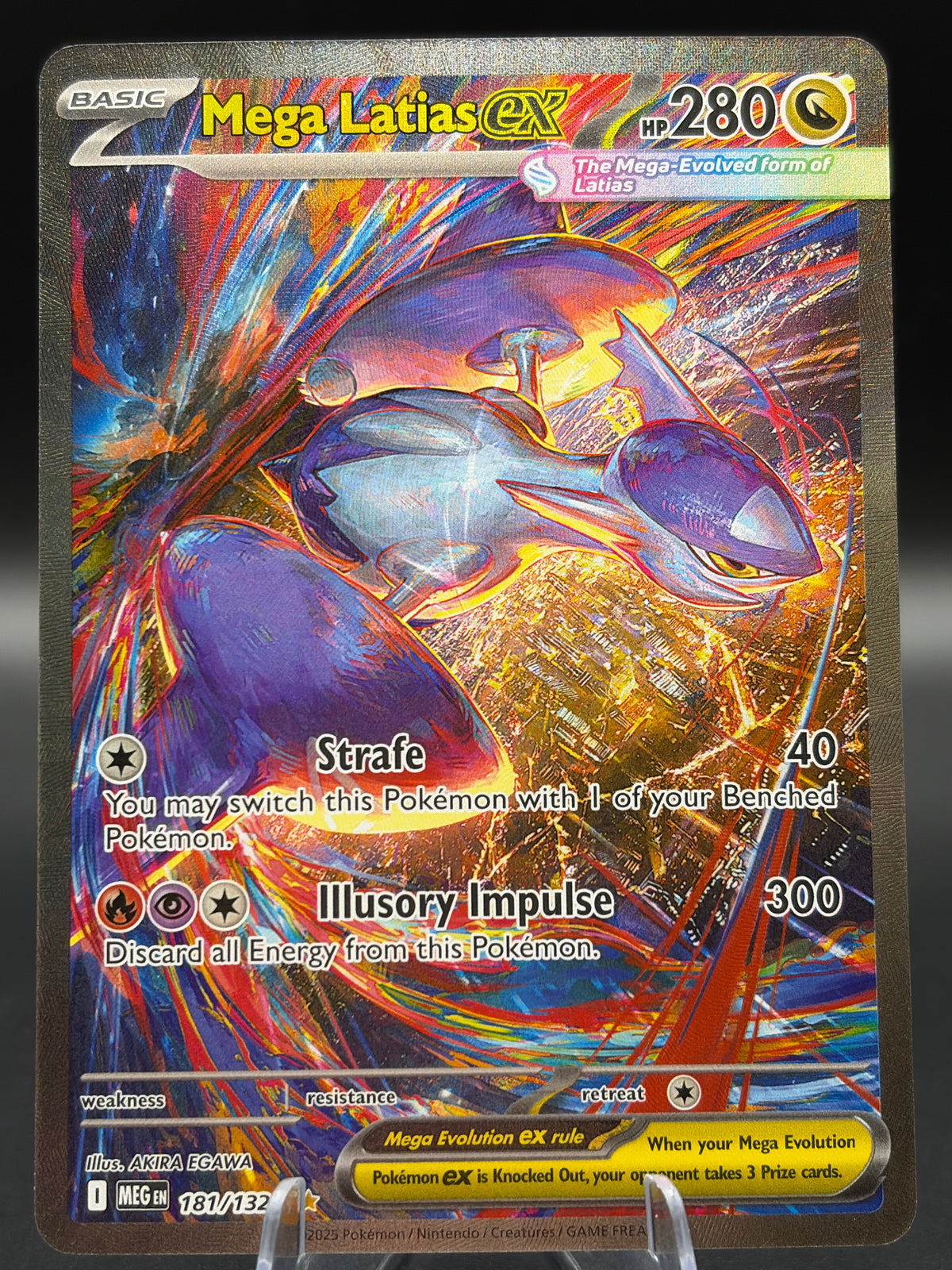 Pokémon TCG: 2025 Mega Latias ex - 181/132 - MEG: Mega Evolution