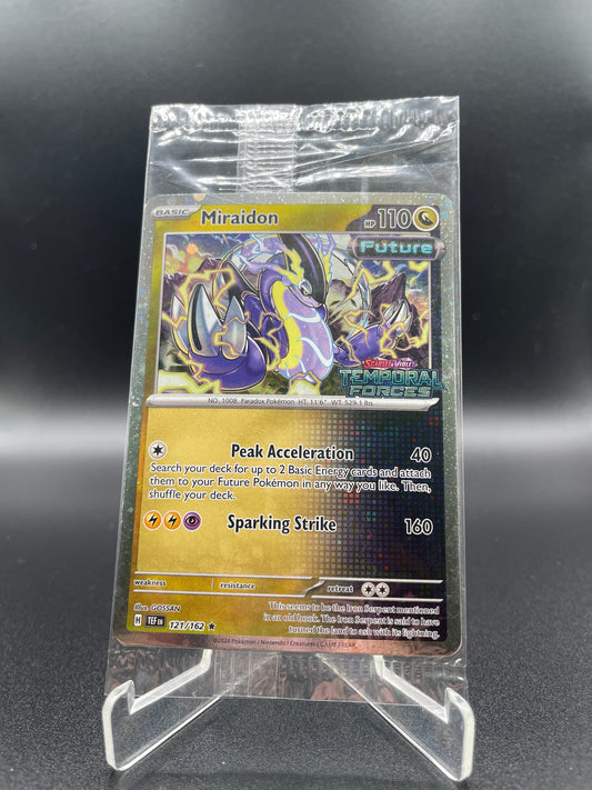 Pokémon TCG: 2024 Miraidon 121/162 Temporal Forces Best Buy Promo Sealed