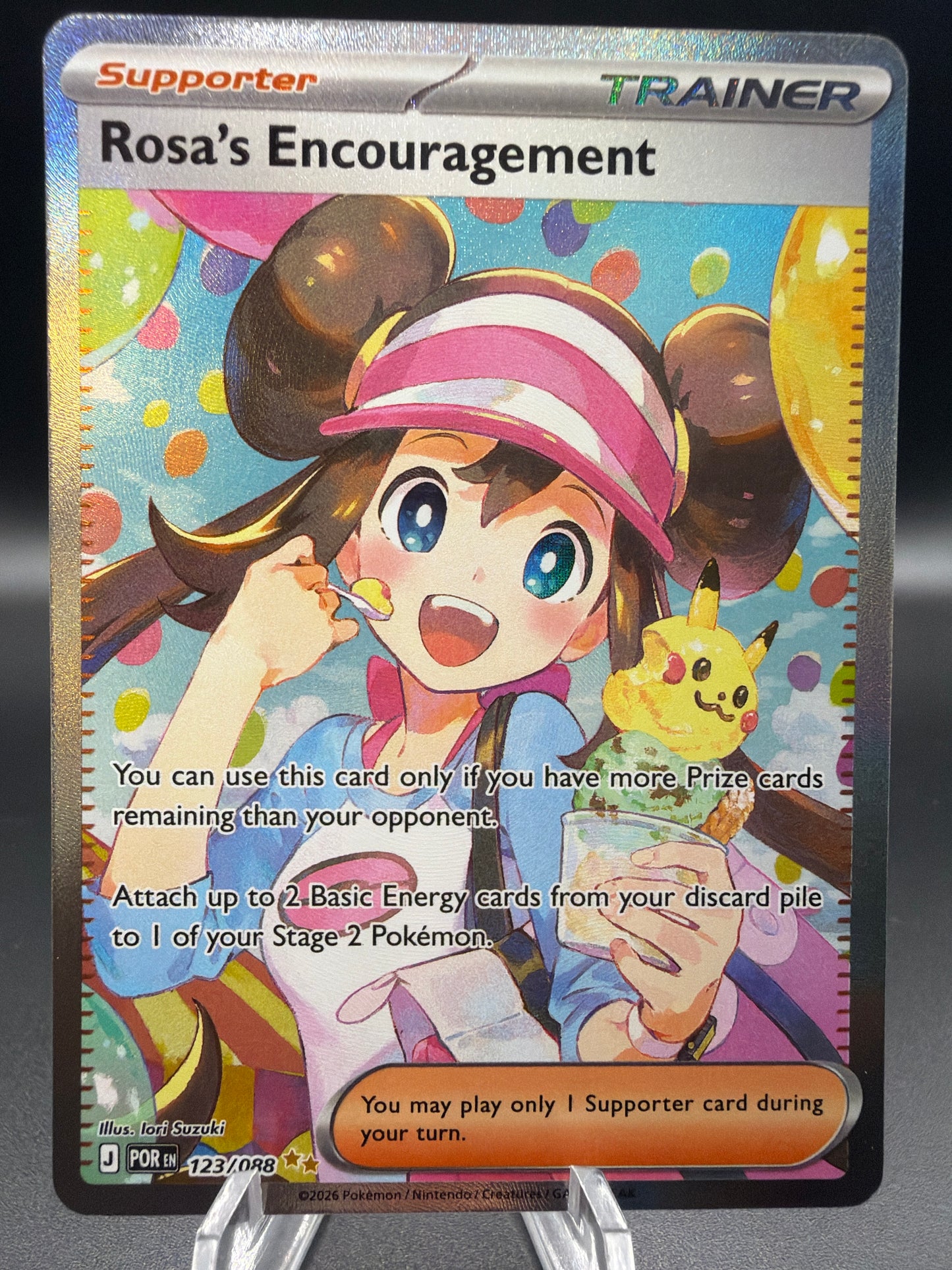 Pokémon TCG: 2026 Rosa's Encouragement - 123/088 - ME03: Perfect Order