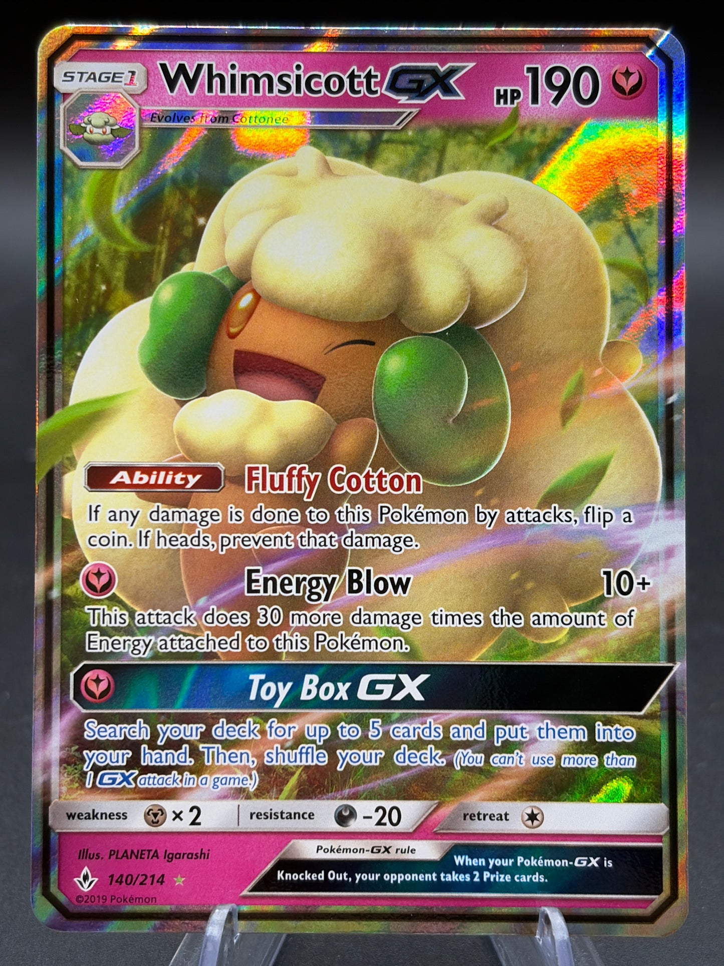 Pokémon TCG: 2019 Whimsicott GX - SM - Unbroken Bonds (SM10)