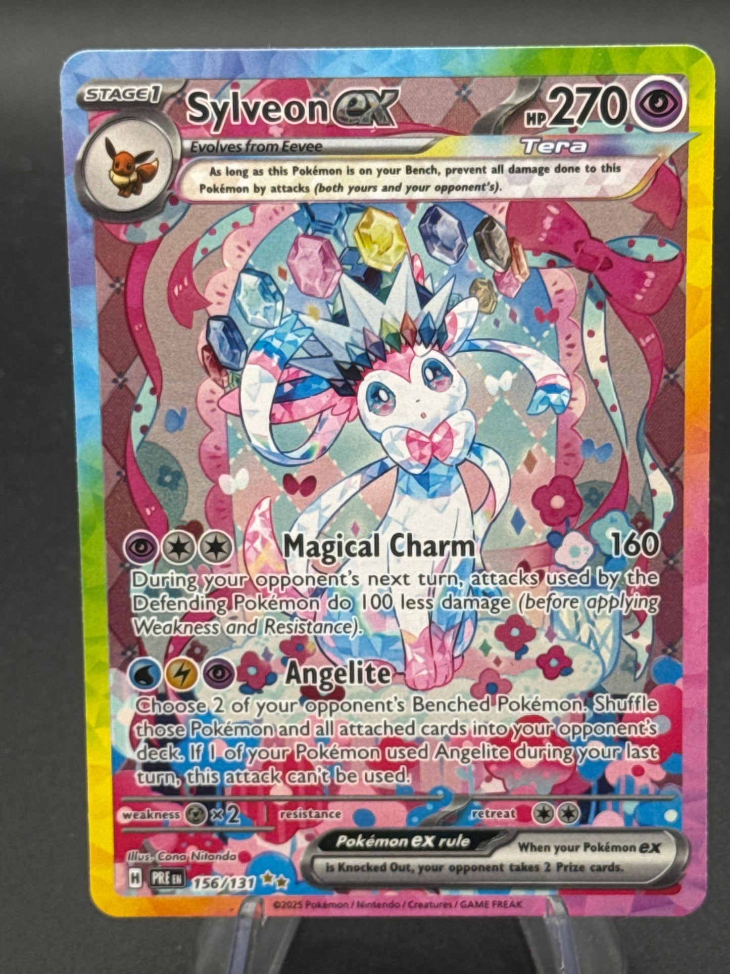 Pokémon TCG: 2024 Sylveon ex 156/131 Prismatic Evolutions