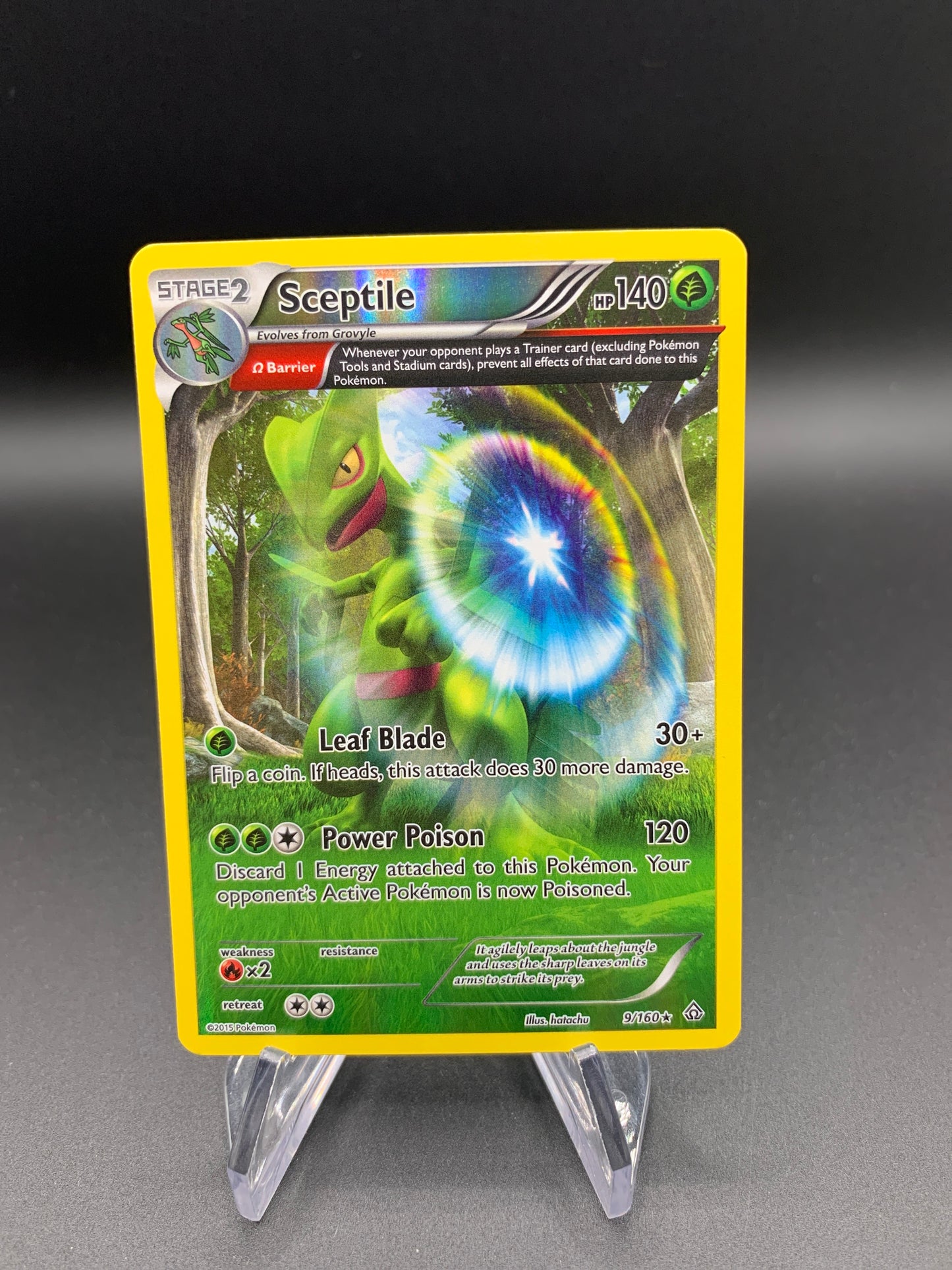 Pokémon TCG: 2015 Sceptile - 9/160  - XY - Primal Clash (PRC) Reverse Holo