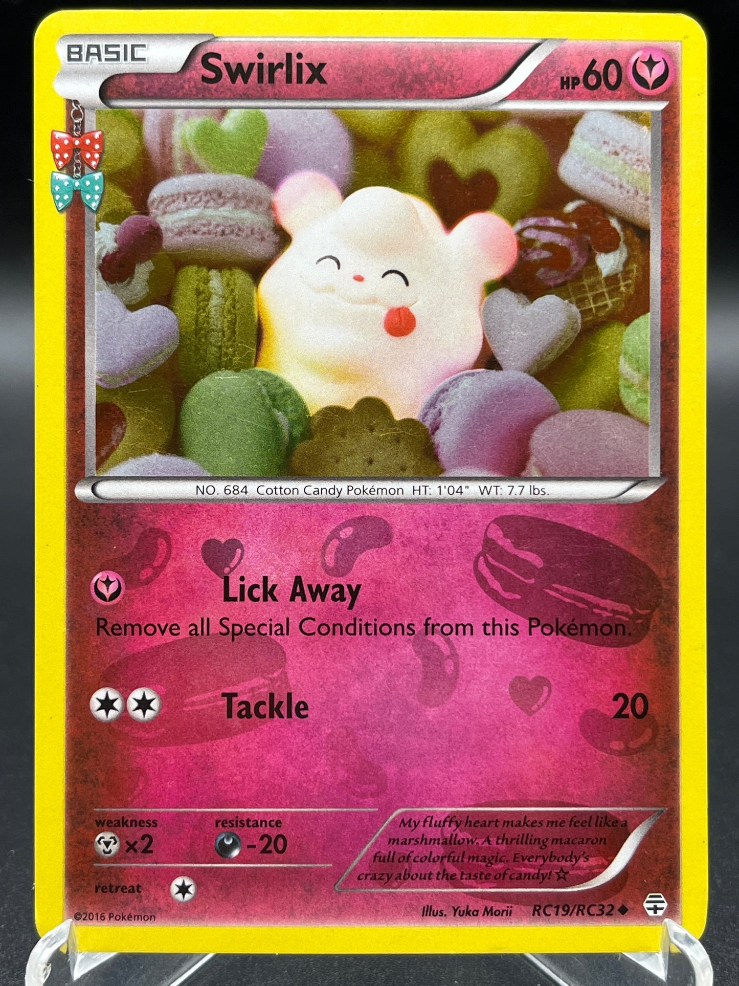 Pokémon TCG: 2016 Swirlix - RC19/RC32 - XY: Generations Radiant Collection