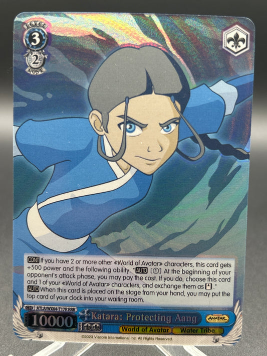 Weiss Schwarz TCG: Katara: Protecting Aang (RRR) - Avatar: The Last Airbender