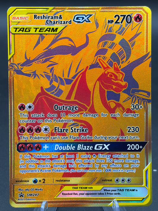 Pokémon TCG: 2021 Reshiram & Charizard GX SM247 Tag Team Promo
