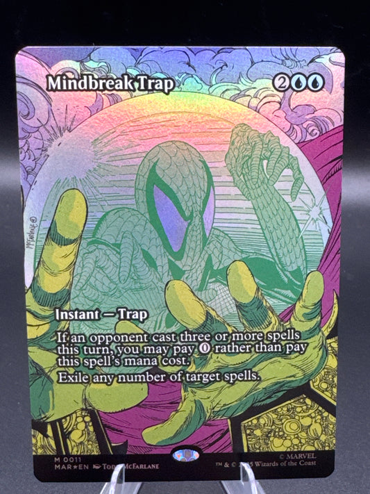 MTG TCG: 2025 Mindbreak Trap (Borderless) Foil) - 0011 - Marvel Universe Eternal-Legal (MAR)