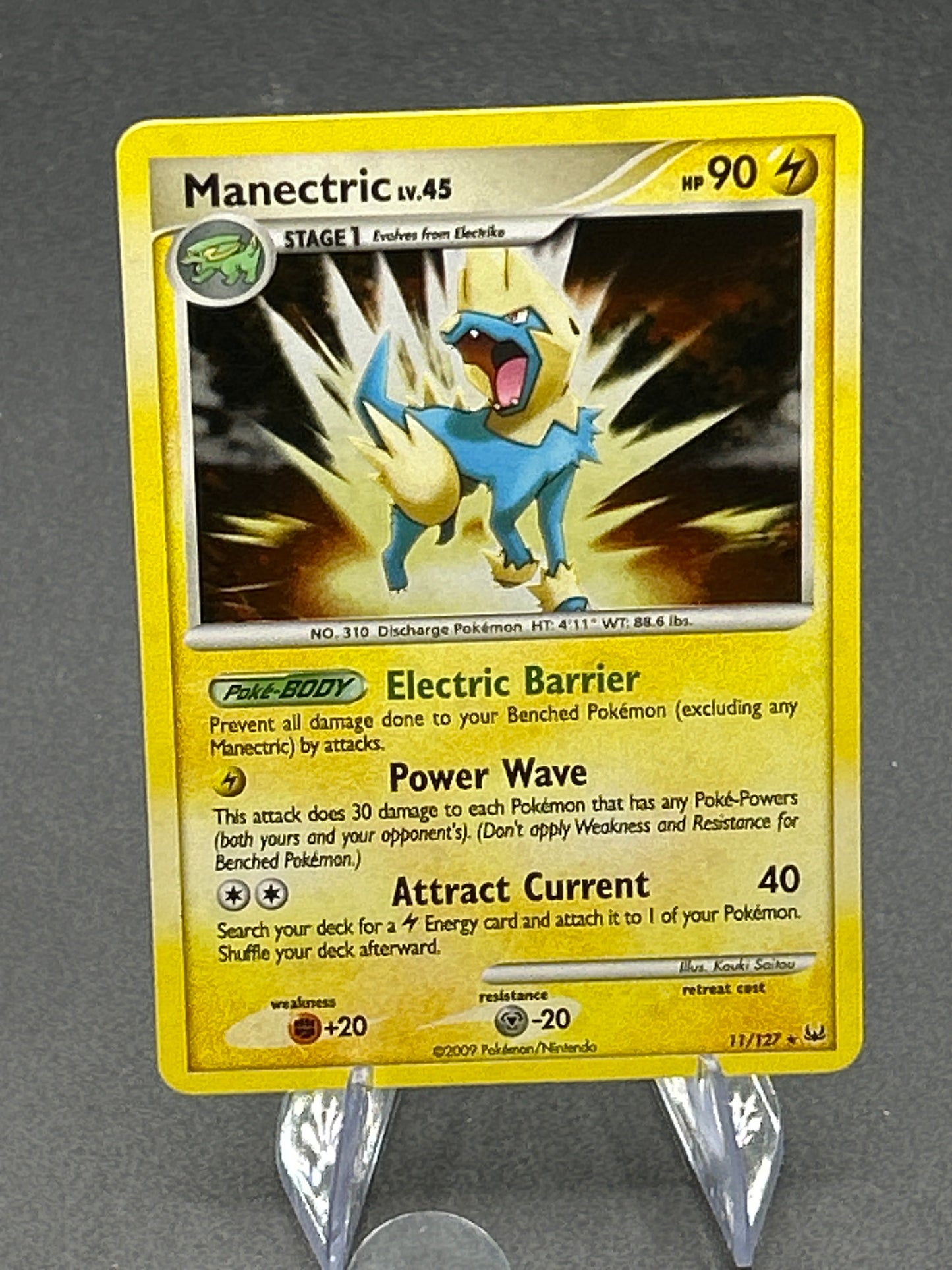 Pokémon TCG: 2007 Manectric 11/127 - Platinum (PL)