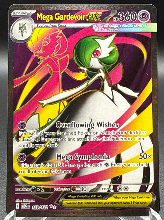 Pokémon TCG: 2025 - Mega Gardevoir ex - 159/132 - MEG: Mega Evolution