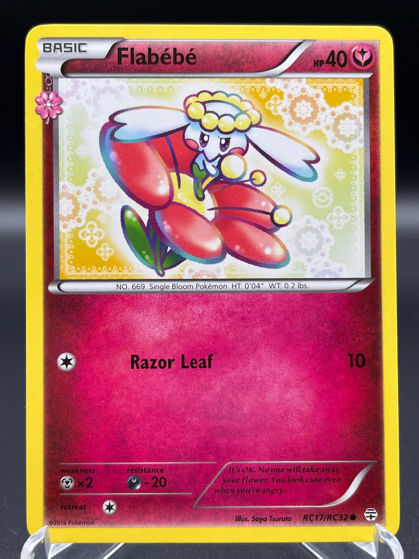 Pokémon TCG: 2016 Flabebe RC17/RC32 - XY: Generations: Radiant Collection