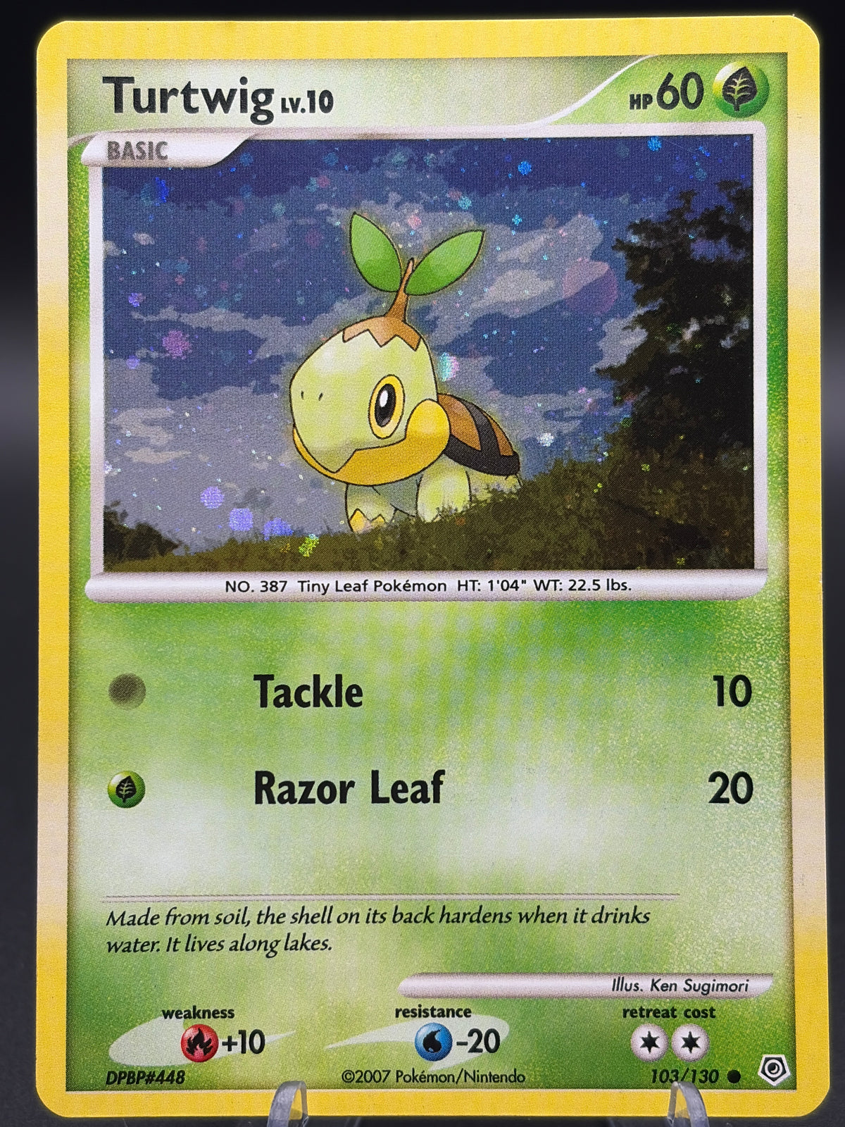 Pokémon TCG: 2007 Turtwig - 103/130 (Cosmos Holofoil)