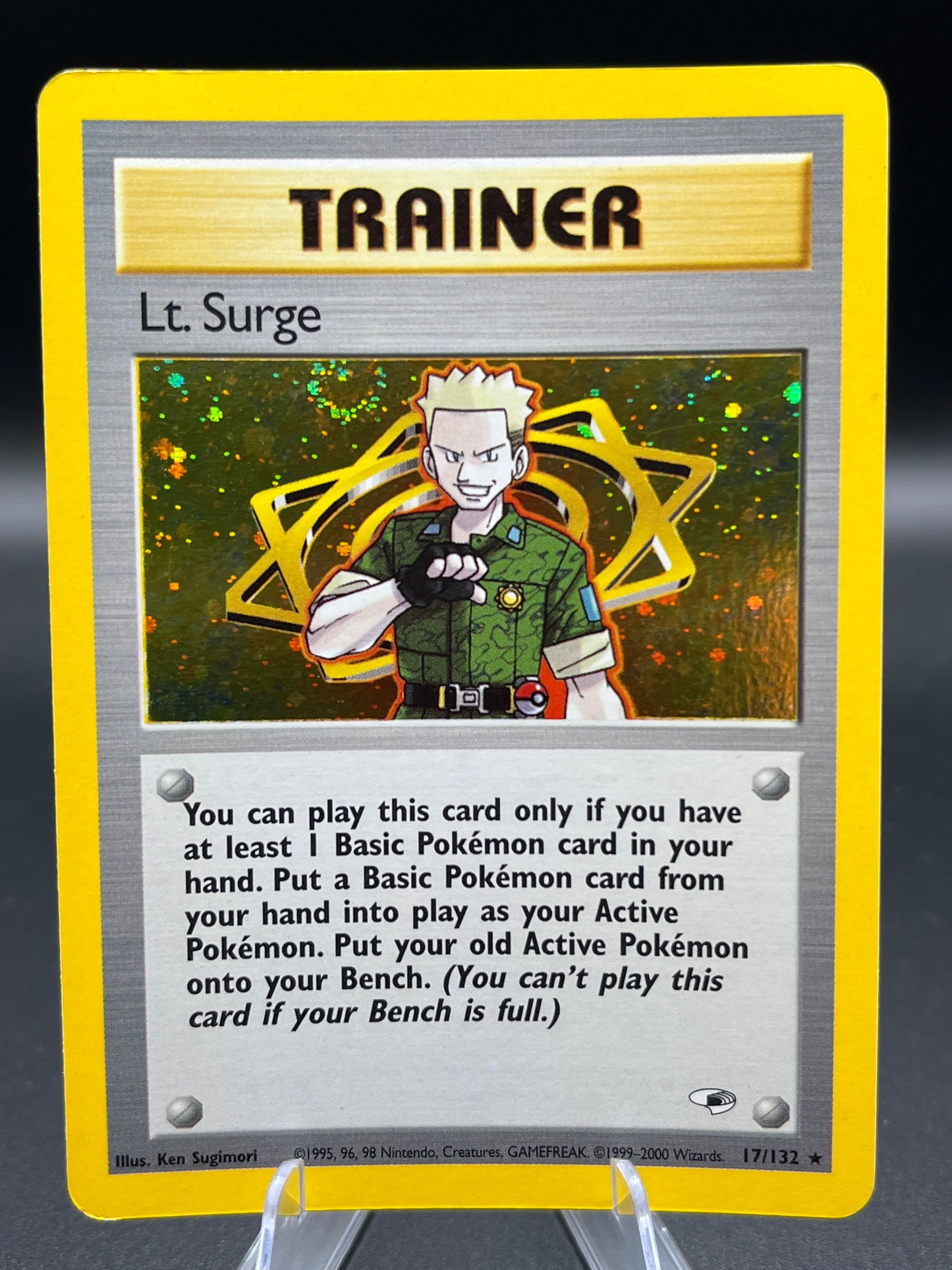 Pokémon TCG: 2000 Lt. Surge 17/132 Gym Heroes