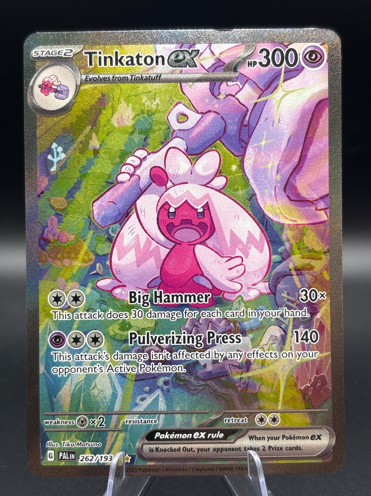 Pokémon TCG: 2023 Tinkaton ex 262/193 Paldea Evolved
