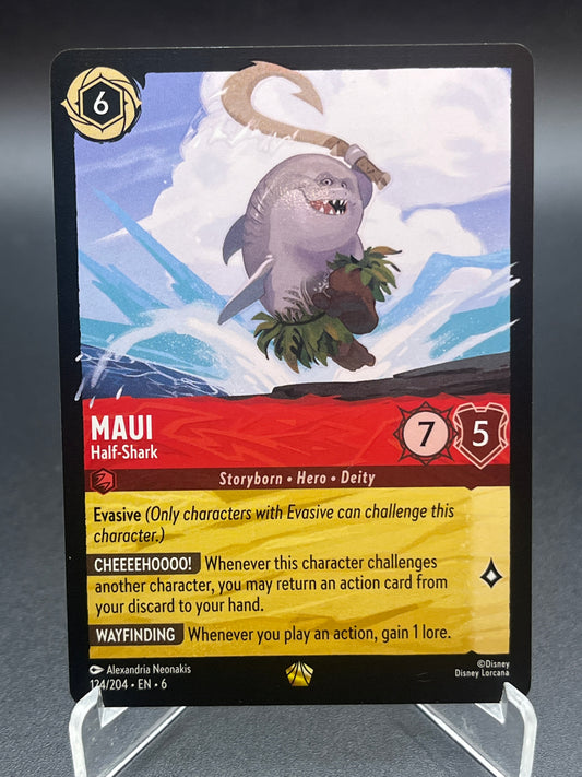 Lorcana TCG: Maui Half-Shark 124/204 Azurite Sea