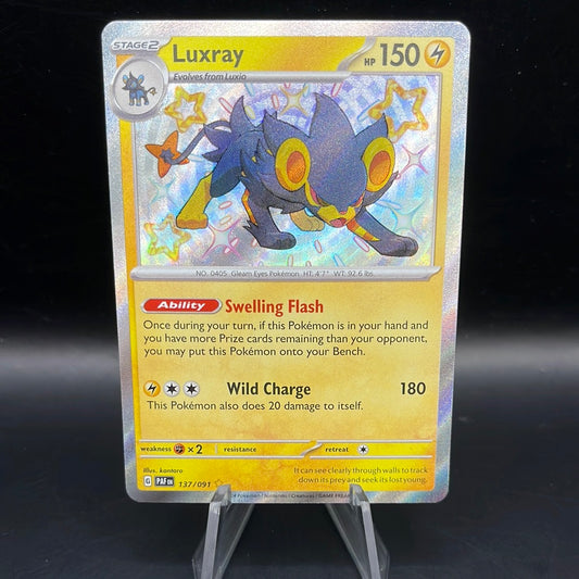 Pokémon TCG: 2024 Luxray 137/091 S&V Paldean Fates Baby Shiny