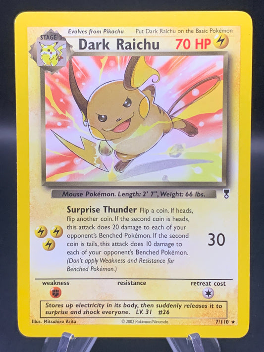 Pokémon TCG: 2002 Dark Raichu 7/110 Legendary Collection Non-Holo