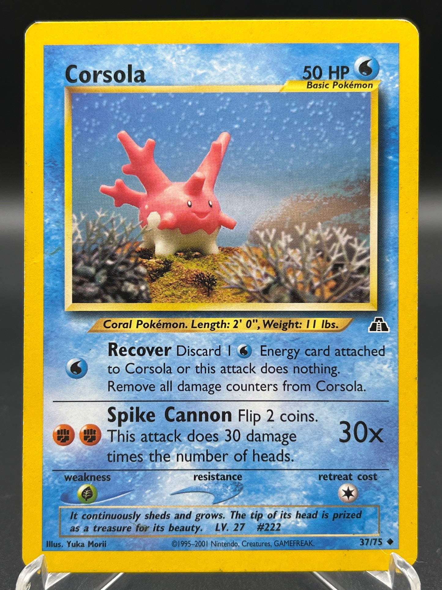 Pokémon TCG: 2001 Corsola 37/75 - Neo Discovery