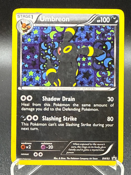 Pokémon TCG: 2013 Umbreon BW93 BW: Black & White Promos (Damaged)