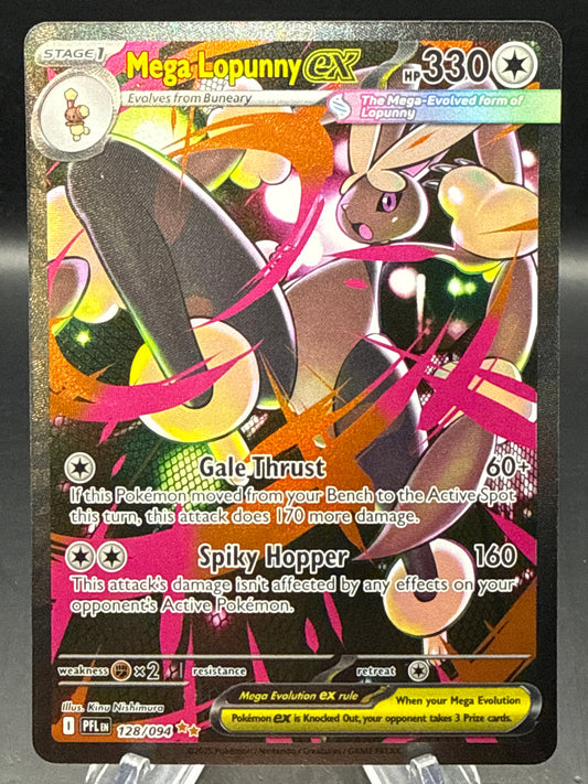 Pokémon TCG: 2025 Mega Lopunny ex - 128/094 - PFL: Phantasmal Flames