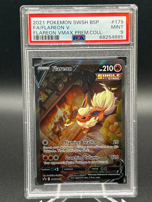 PSA 9 Pokémon TCG: 2021 Flareon SWSH179 - Black star promo