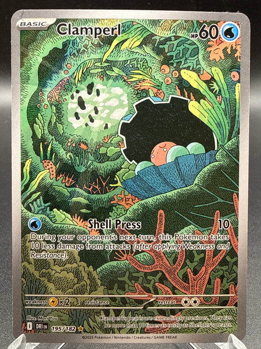 Pokémon TCG: 2025 Clamperl 195/182 SV: Destined Rivals