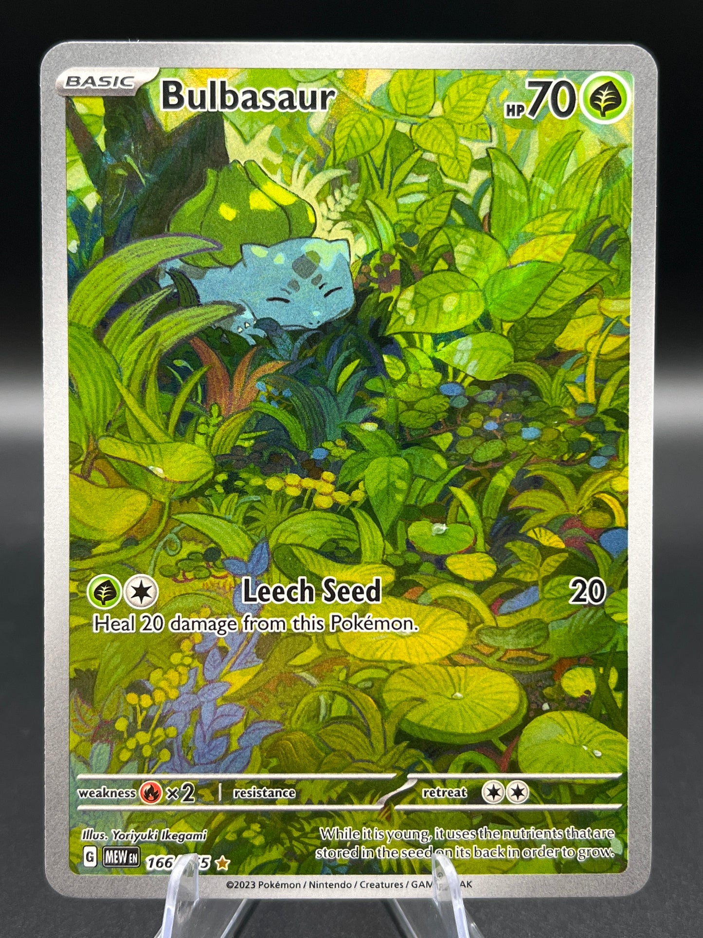 Pokémon TCG: 2023 Bulbasaur 166/165 SV: Scarlet & Violet 151