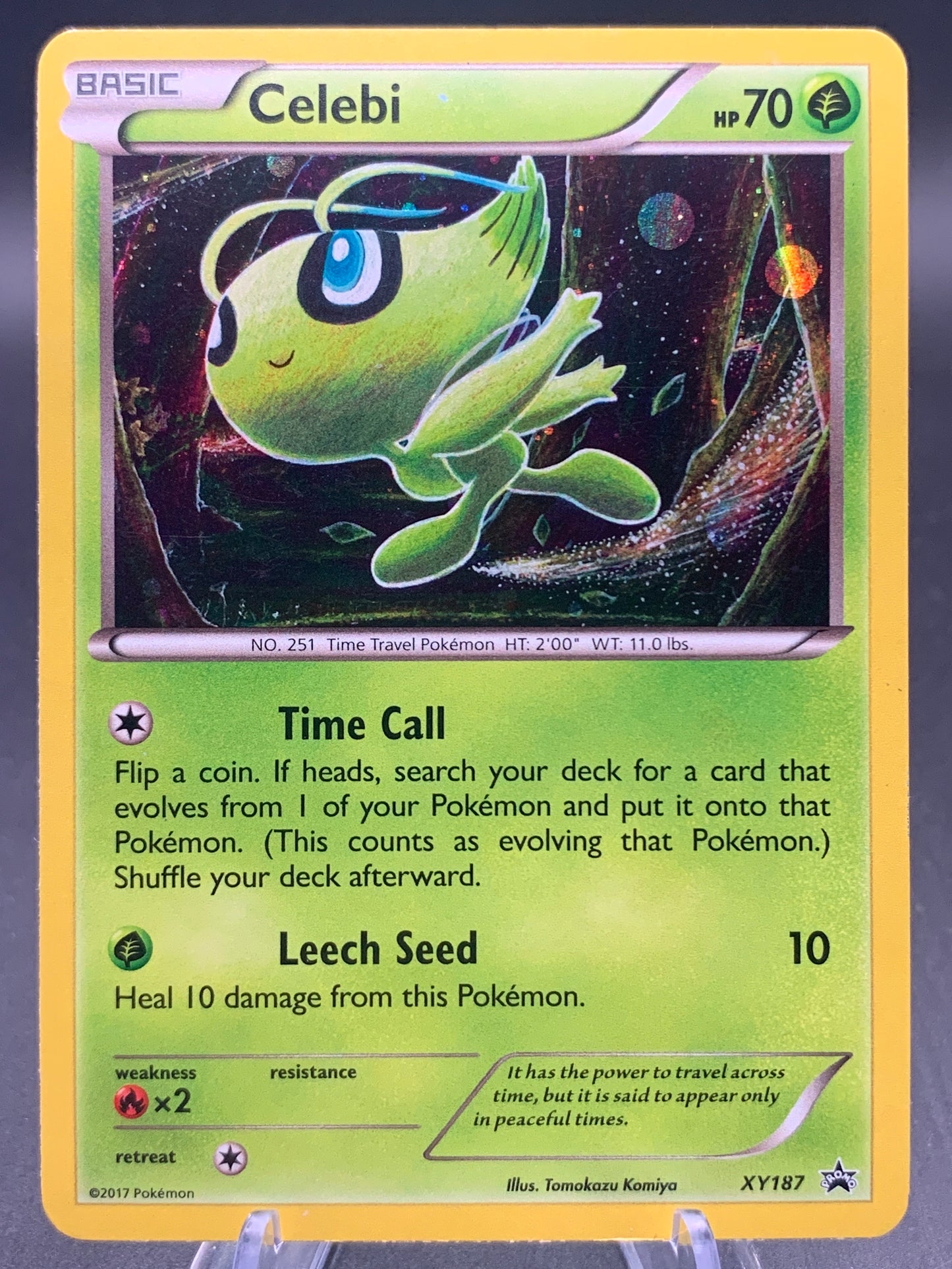 Pokémon TCG: 2017 Celebi - XY187 - XY Promos Holo