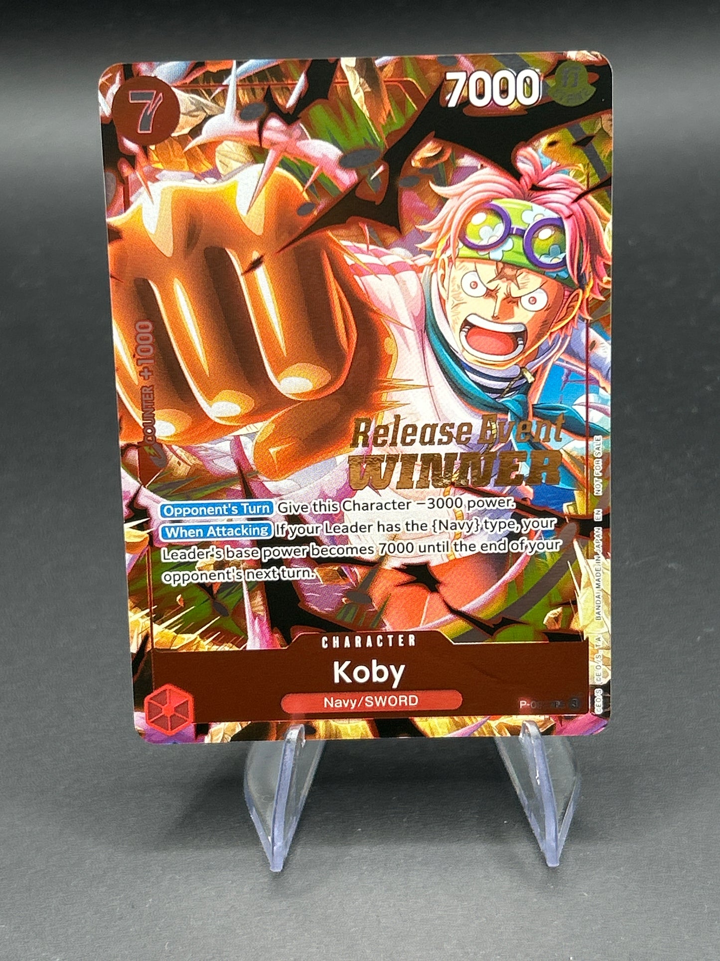 One Piece TCG: Koby (OP12 Release Event Winner) - One Piece Promotion Cards (OP-PR)
